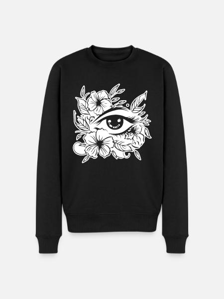 Eye Eyes Ophthalmologist - Men's Premium Organic Jumper - black