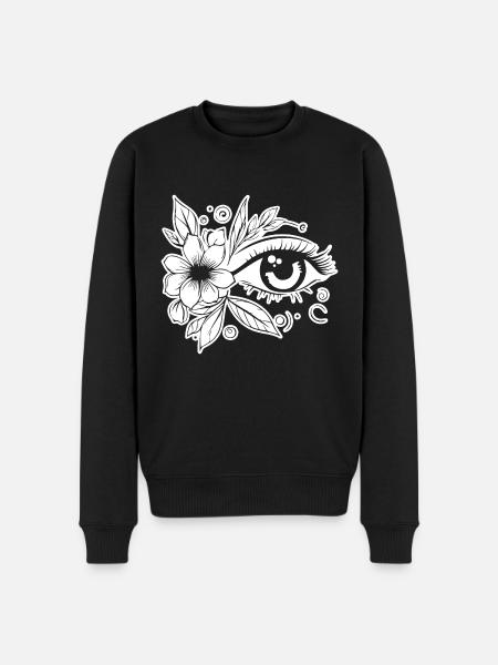Eye Eyes Ophthalmologist - Men's Premium Organic Jumper - black