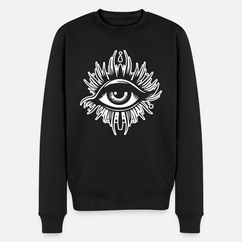 Ophtalmologiste Eye Eyes - Pull Premium bio Homme - noir