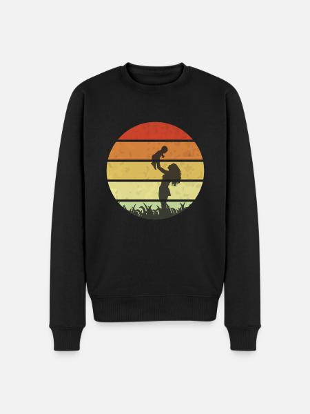 Mother's Day Gift 2023 - Men's Premium Organic Jumper - black