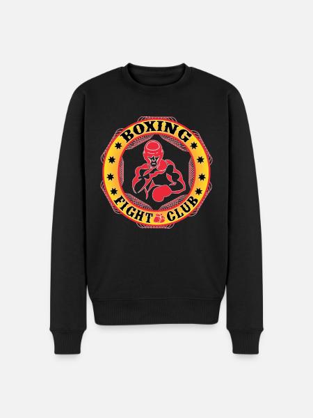 Boxing Fight Club Design - Men's Premium Organic Jumper - black