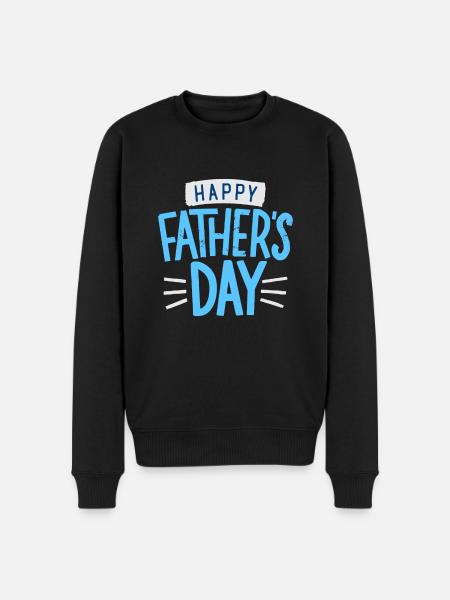 Happy father's day - Men's Premium Organic Jumper - black