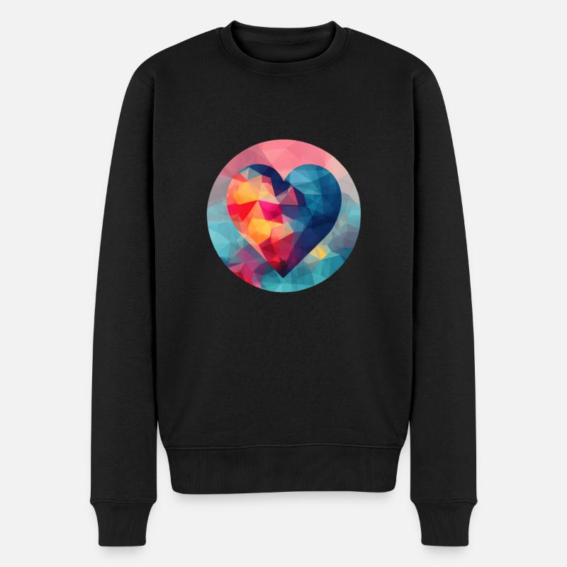 Freedom of Love - Männer Premium Bio Pullover - Schwarz