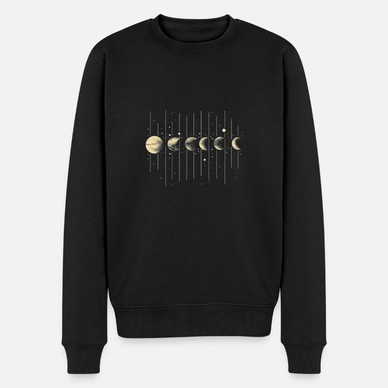 Lune - Pull Premium bio Homme - noir