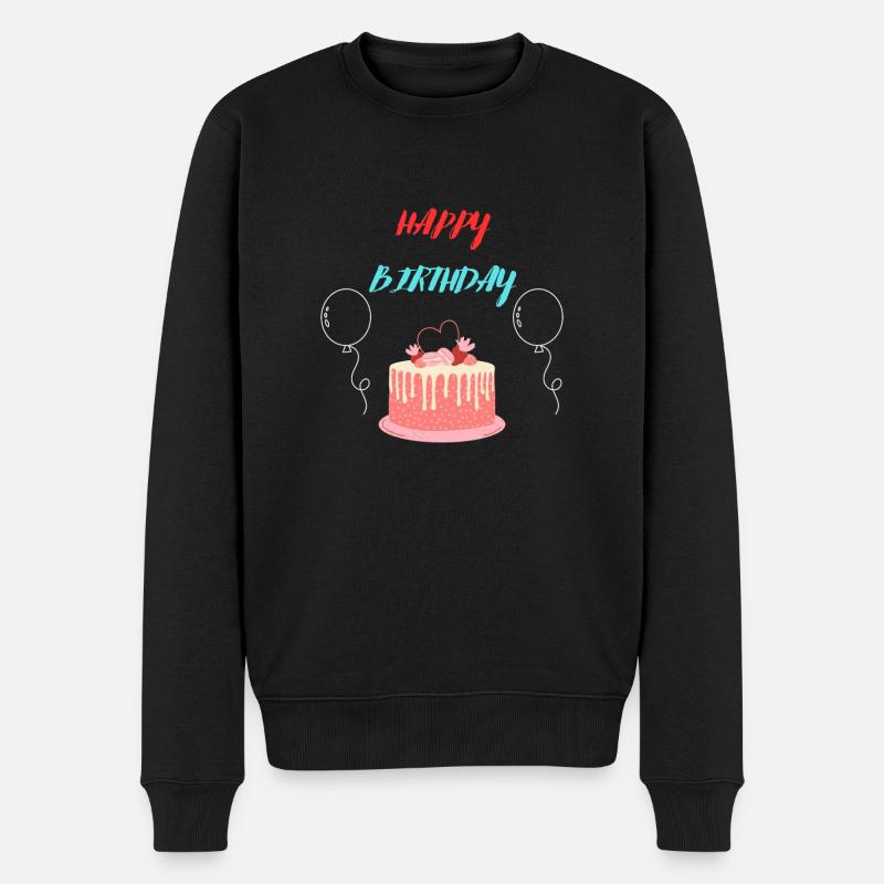 Birthday - Men's Premium Organic Jumper - black