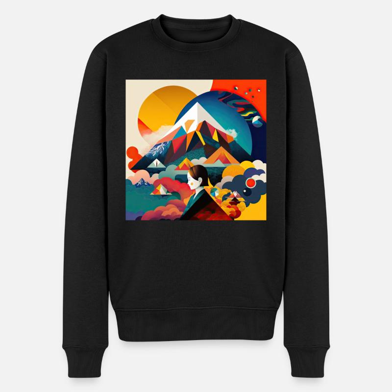 The Bauhaus Legacy - Männer Premium Bio Pullover - Schwarz