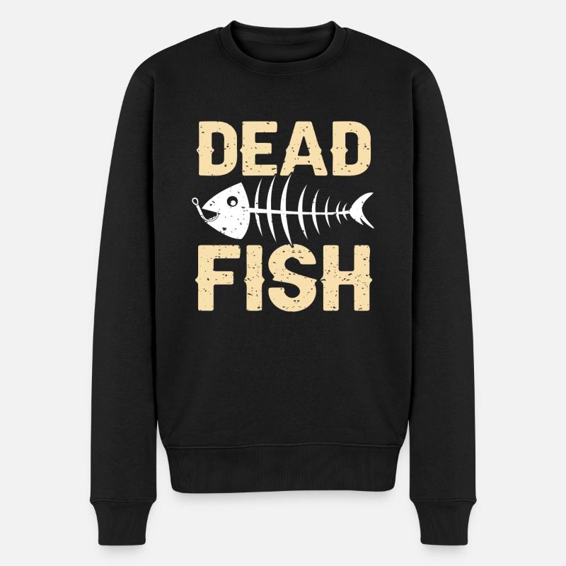 Poissons morts - Pull Premium bio Homme - noir