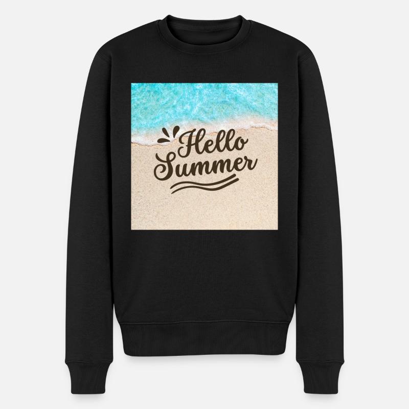 Bonjour Summer - Pull Premium bio Homme - noir