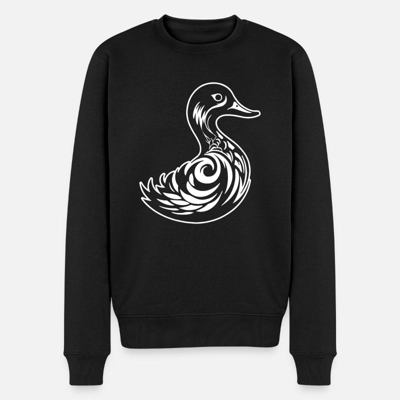 Canard Oiseaux Canards - Pull Premium bio Homme - noir