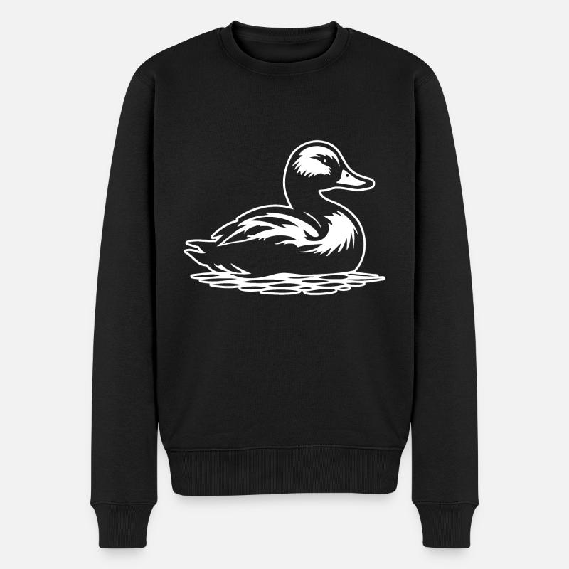 Canard Oiseaux Canards - Pull Premium bio Homme - noir