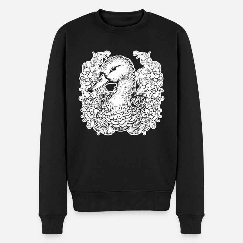 Canard Oiseaux Canards - Pull Premium bio Homme - noir