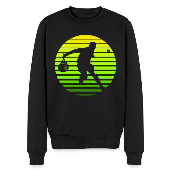 Padel Retro Sun - Pull Premium bio Homme - noir - Devant - Nico (187cm)