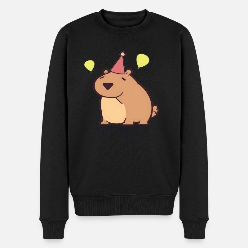 Capybara cérémoniel - Pull Premium bio Homme - noir