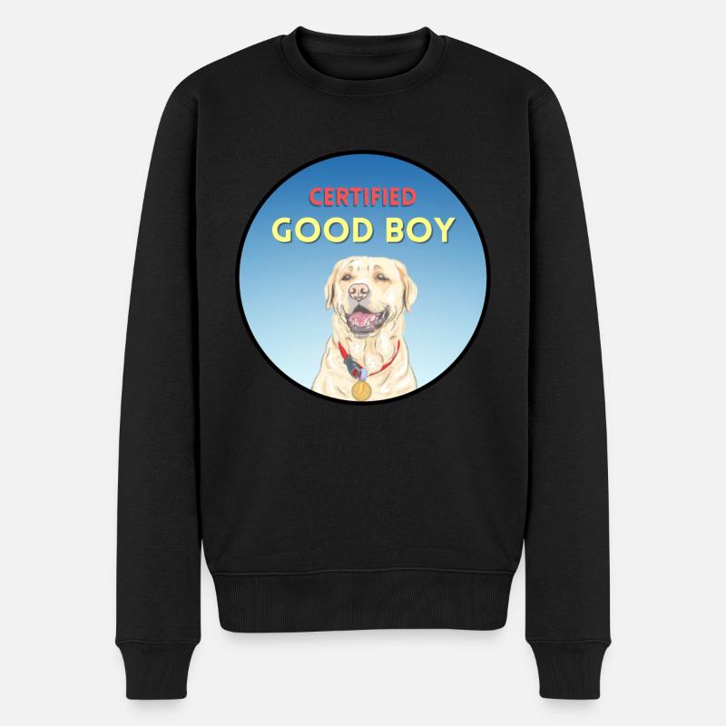 Récompense certifié Good Boy Goldie - Pull Premium bio Homme - noir