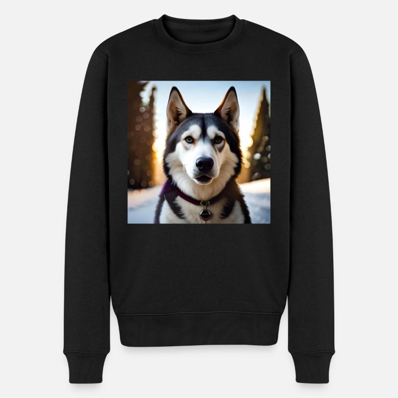 Rauque - Pull Premium bio Homme - noir