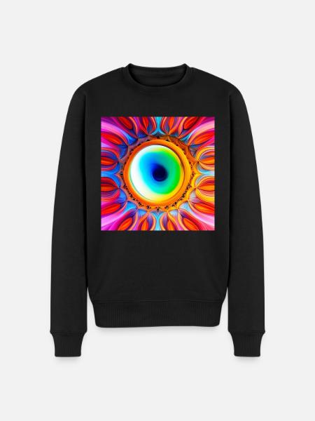 Spectrum - Männer Premium Bio Pullover - Schwarz