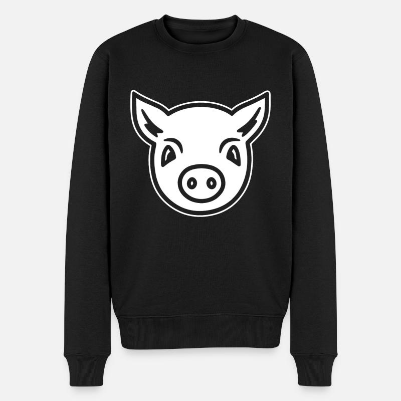 Truie cochonne - Pull Premium bio Homme - noir