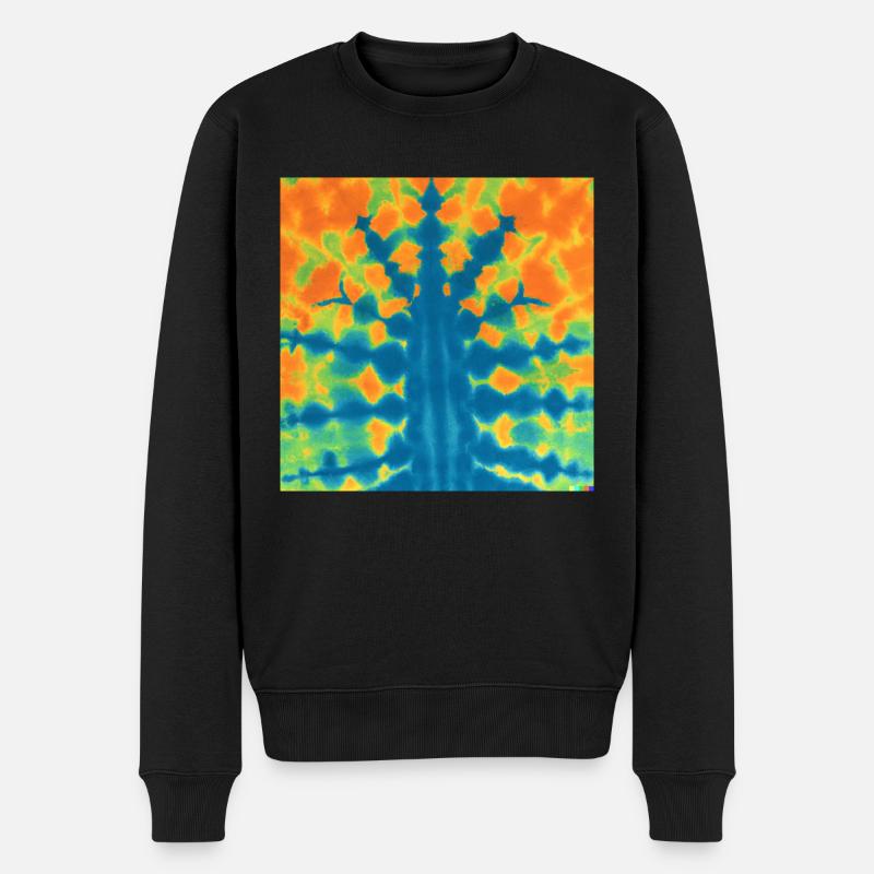 Modèle de matrice de tye - Pull Premium bio Homme - noir
