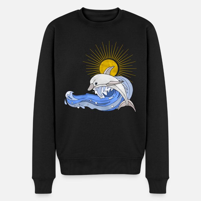 Dauphin - Pull Premium bio Homme - noir