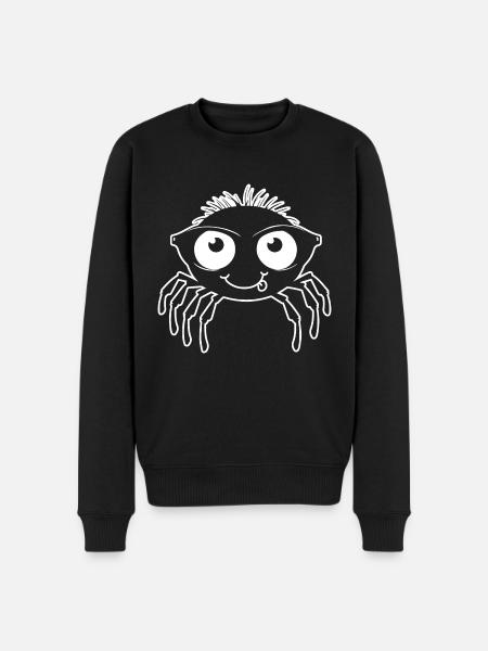 Spider spiders animals - Men's Premium Organic Jumper - black