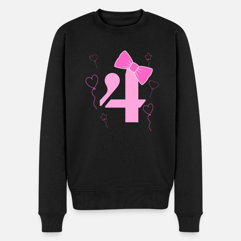 4e anniversaire fille - Pull Premium bio Homme - noir