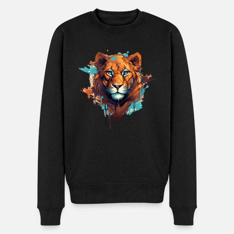 La lionne en vous - Pull Premium bio Homme - noir