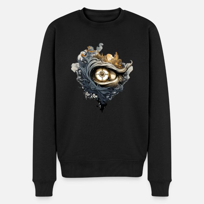 Vous observez avec vigilance - Pull Premium bio Homme - noir