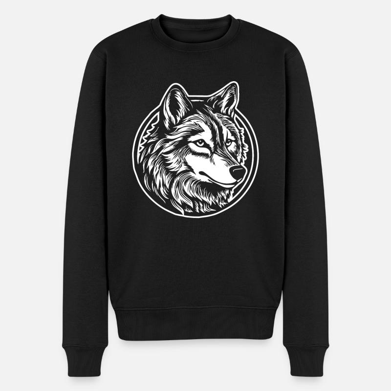 Loup - Pull Premium bio Homme - noir