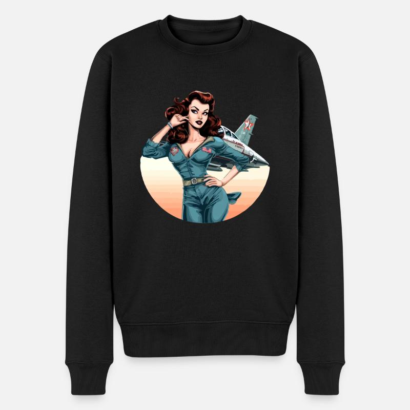 Lili pinup - Pull Premium bio Homme - noir