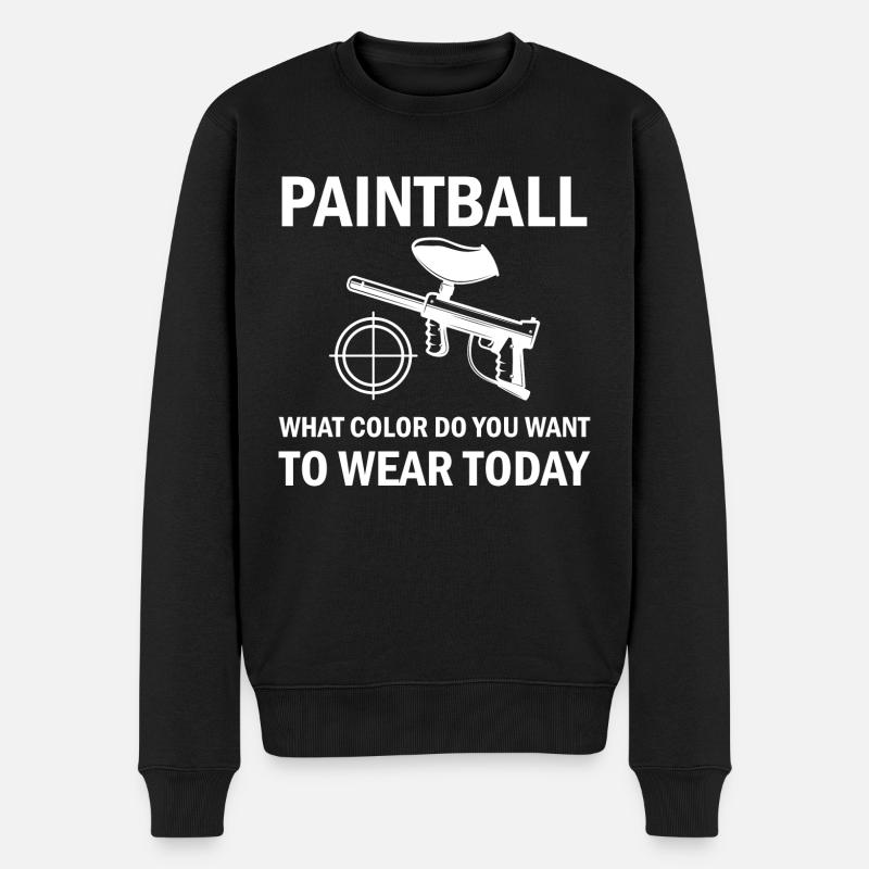 Paintball Airsoft - Pull Premium bio Homme - noir