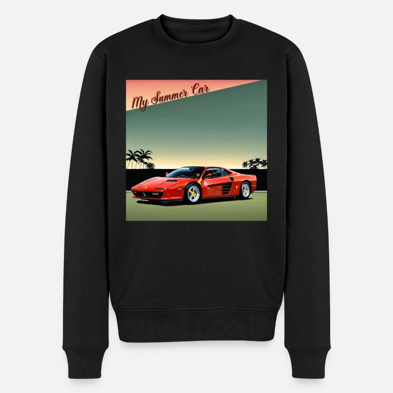 Ma voiture d’été - Pull Premium bio Homme - noir