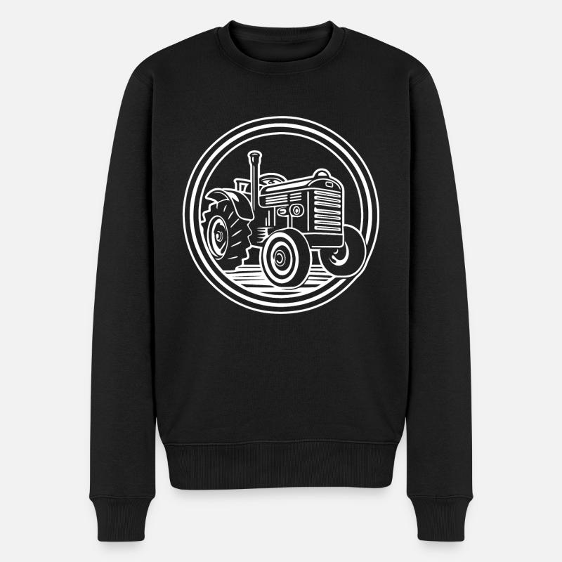 Tracteur - Pull Premium bio Homme - noir