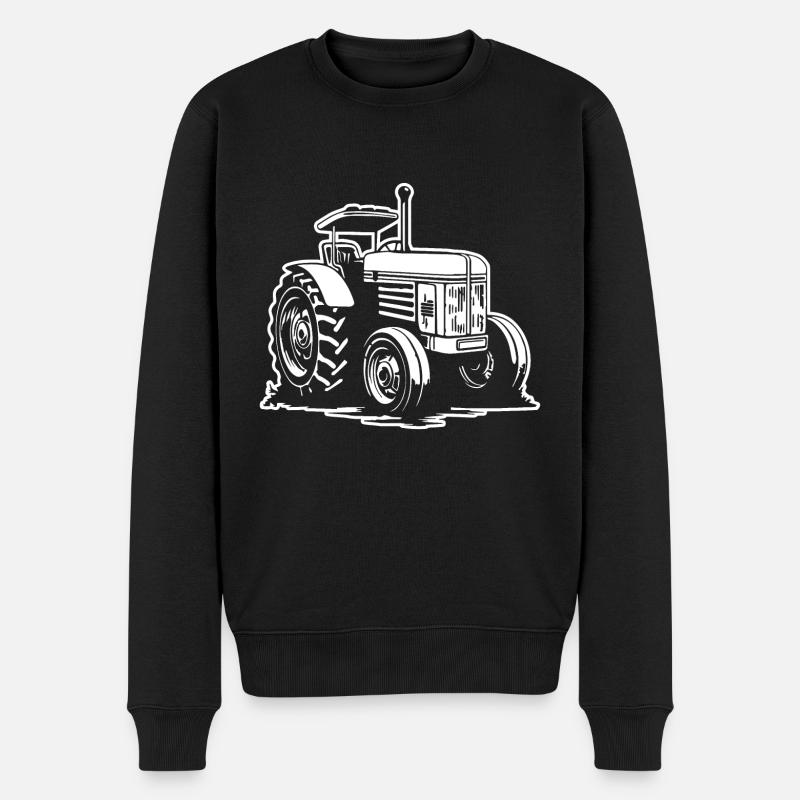 Tracteur - Pull Premium bio Homme - noir