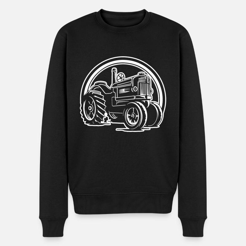 Tracteur - Pull Premium bio Homme - noir