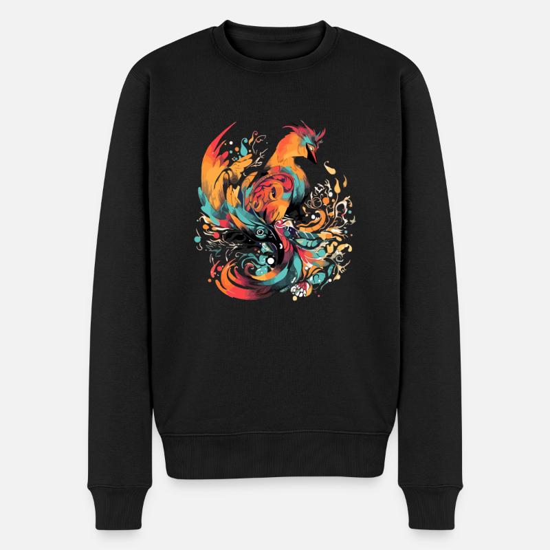 Phénix des bois - Pull Premium bio Homme - noir