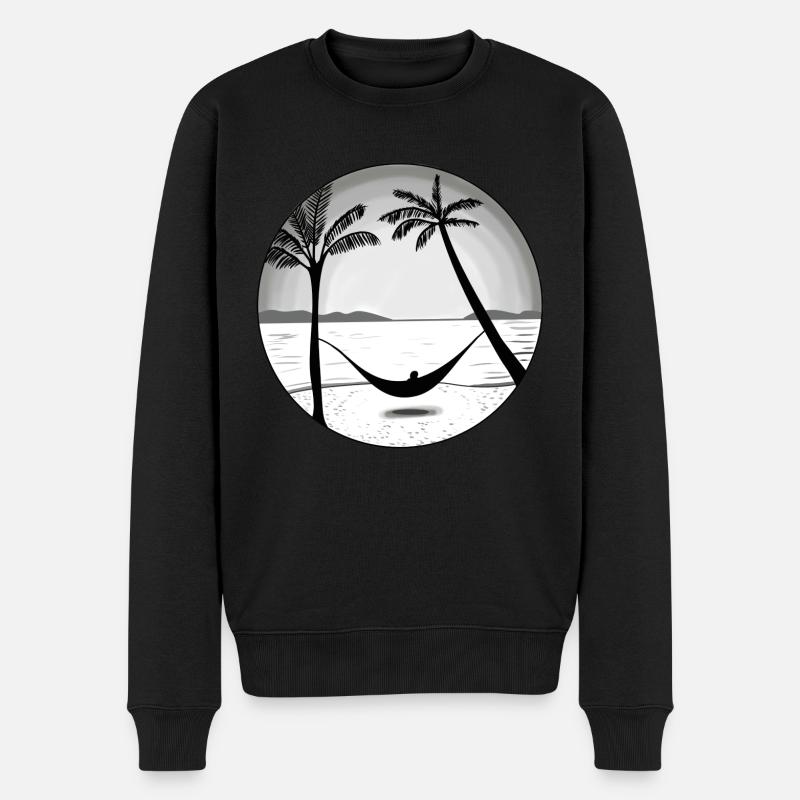 PARADIES - Männer Premium Bio Pullover - Schwarz