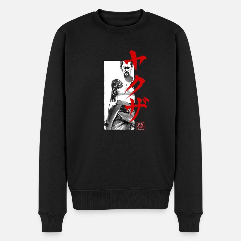 kumitate yakuza 02 - Pull Premium bio Homme - noir