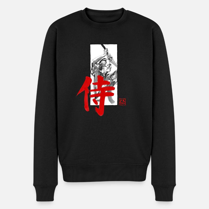 kumitate samurai 04 - Pull Premium bio Homme - noir