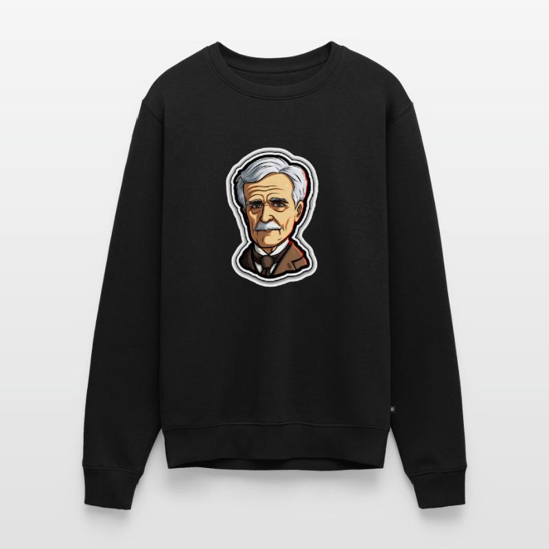 Eddison Light Bulb Physics Electrical Engineering Men's Premium Organic Jumper