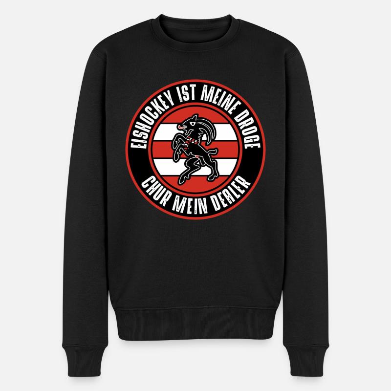 Chur - Männer Premium Bio Pullover - Schwarz