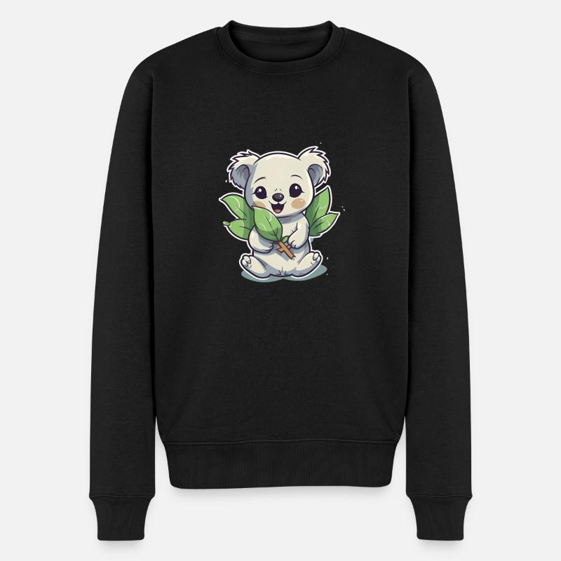 Koala - Pull Premium bio Homme - noir