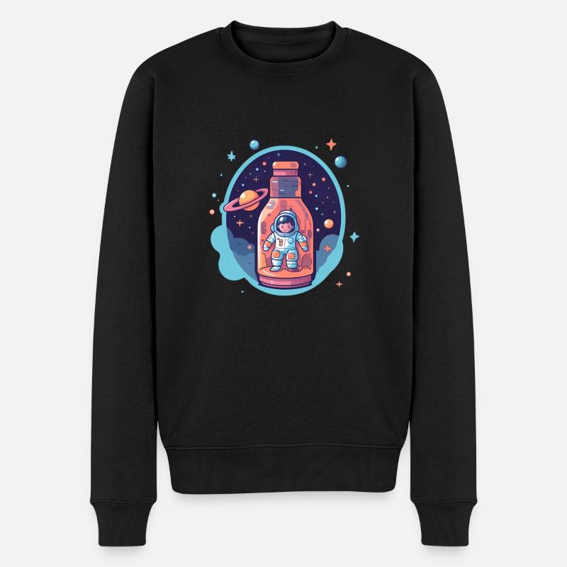 Astronaute de la Voie lactée - Pull Premium bio Homme - noir