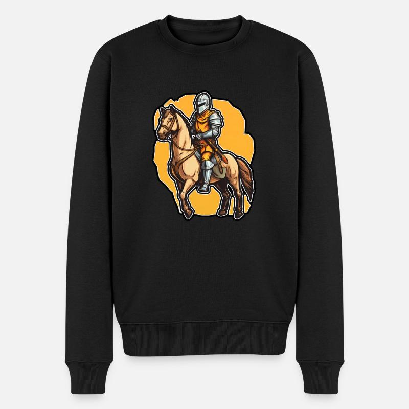 Chevalier Cavalier - Pull Premium bio Homme - noir