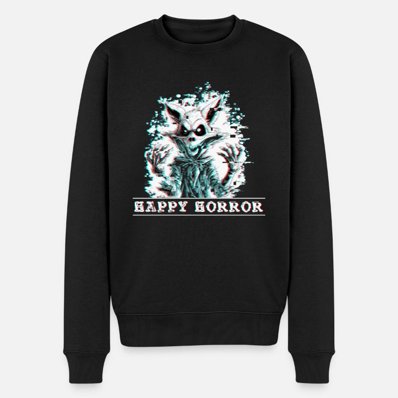 Squelette d’Halloween - Pull Premium bio Homme - noir