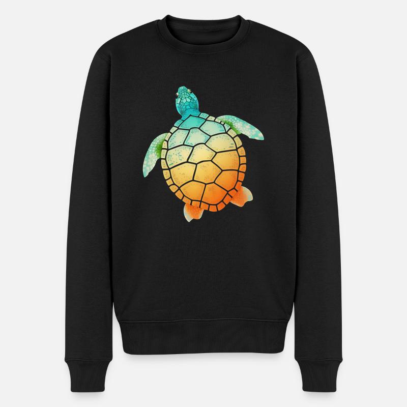Tortue - Pull Premium bio Homme - noir