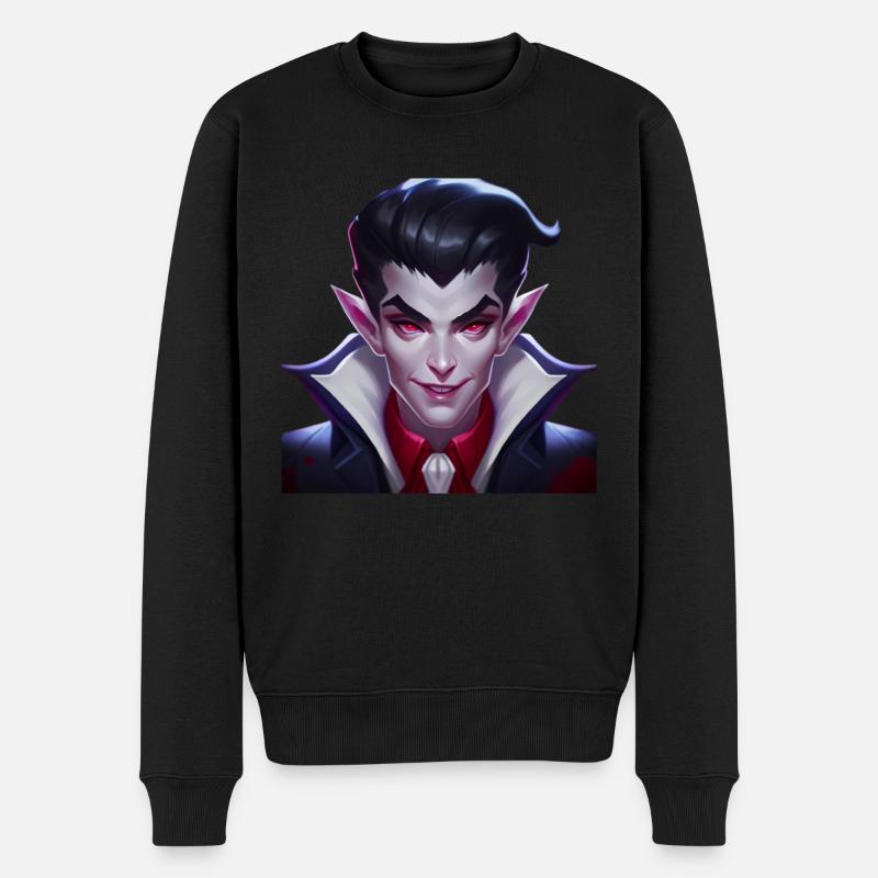 Halloween - Pull Premium bio Homme - noir