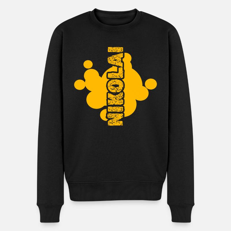 Maler Nikolai - Männer Premium Bio Pullover - Schwarz