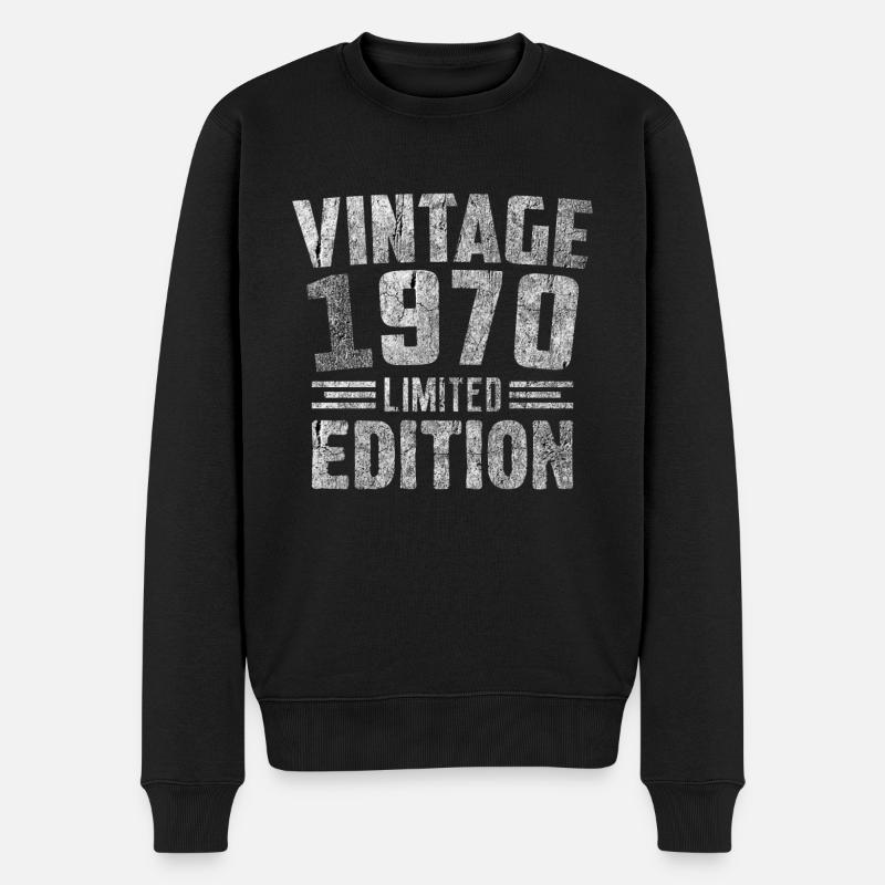 Millésime 1970 Édition Limitée - Pull Premium bio Homme - noir