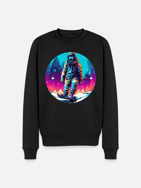 Snowboard ou ski puis après-ski - Pull Premium bio Homme - noir