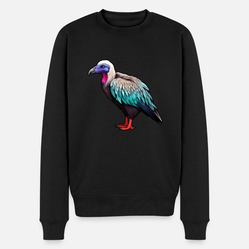 Tête de vautour - Pull Premium bio Homme - noir